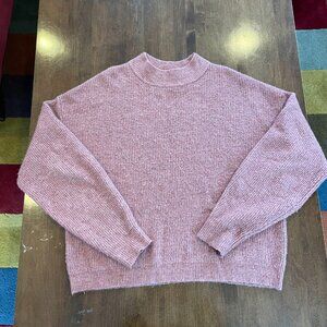 Leith Women's Pink Knit Sweater - Size L